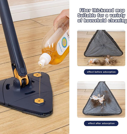 Oferta Specială 3în1: Mop Microfiber 360° Rotativ, Raft pentru Pantofi cu 10 Niveluri și Umeraș din Oțel Inoxidabil cu Două Bare Reglabile