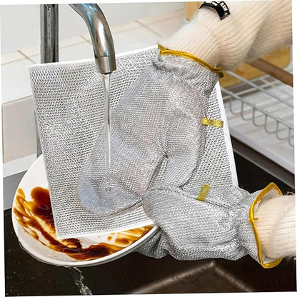 OFERTĂ 1+1 – SET 5 LAVETE + MĂNUȘĂ DIN FIBRĂ ABRAZIVĂ