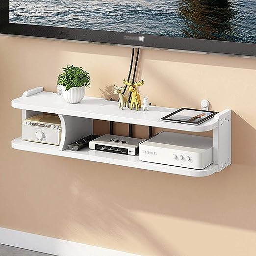 Suport / Raft de perete organizator pentru router 02
