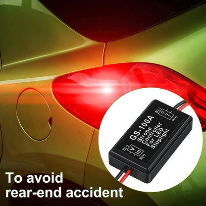 Modul Strobo Flash pentru lampa Stop Frana, alimentare 12V - 24V, auto, moto, camion-1