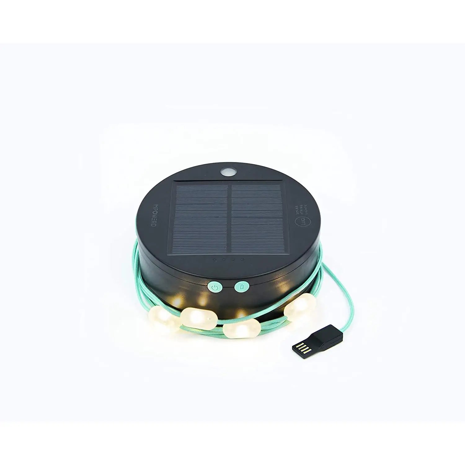 MPOWERD Luci Solar String Lights + Încărcător de telefon cu 100 de lumeni