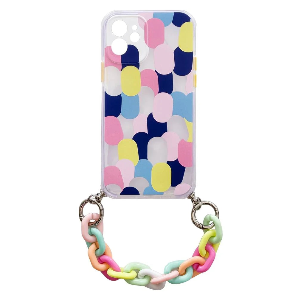 Husă Color Chain pentru iPhone 12 Pro – Design colorat și protecție elegantă