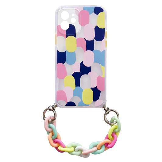 Husă Color Chain pentru iPhone 12 Pro – Design colorat și protecție elegantă