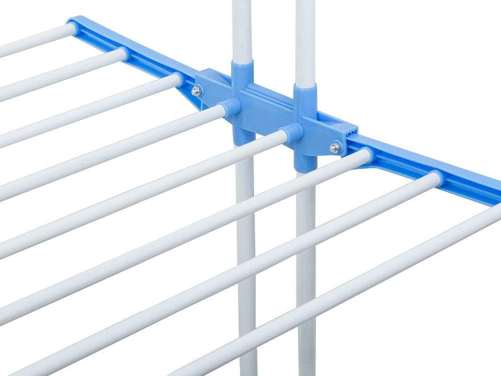 Uscator de Rufe Vertical Practic pe 3 niveluri cu roti, Exterior Interior