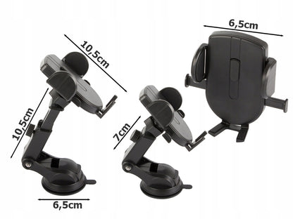 Suport Auto pentru Telefon cu Montare pe Parbriz sau Bord - GPS Solid