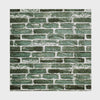 Tapet autoadeziv 3D Naimeed, D3587, PVC, 77 x 70 cm, model caramida, verde