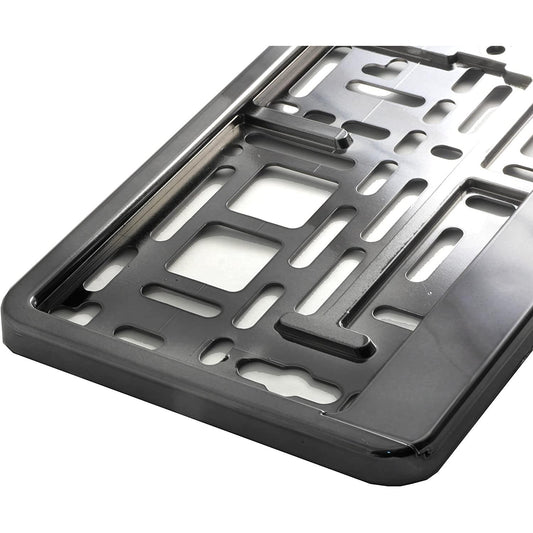 Suport numar inmatriculare din plastic, calitate Premium, culoare GRAFIT-0