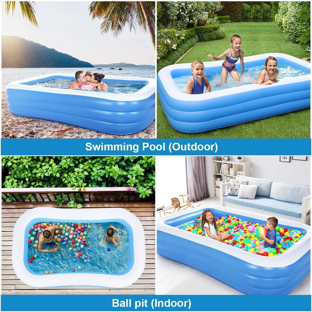 Oferta 3in1: Piscina Gonflabila XXL + Hamac + Boxa Portabila