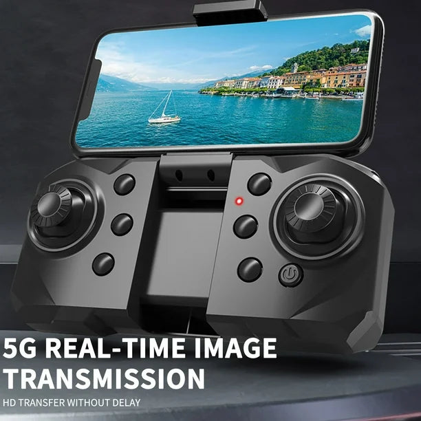 Mini Dronă CZ12 WiFi | Retur Automat | Control Smartphone | Cameră Duală Profesională 4K UHD