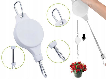 Set 5 Suport reglabil extensibil pentru ghivece suspendate