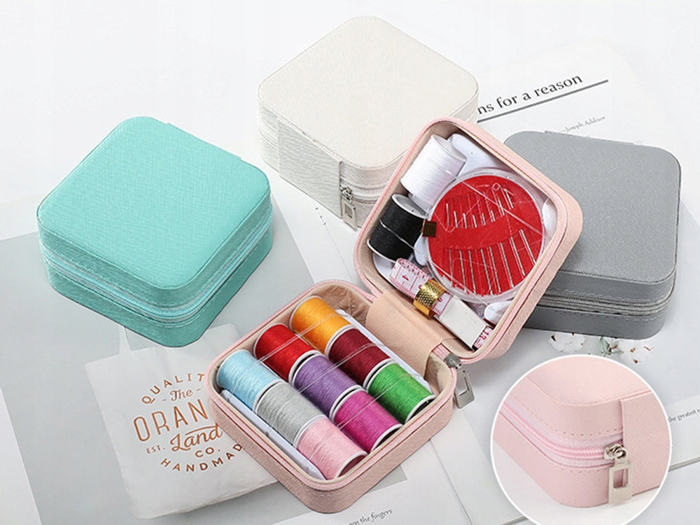Set de cusut compact 46 piese în husă elegantă
