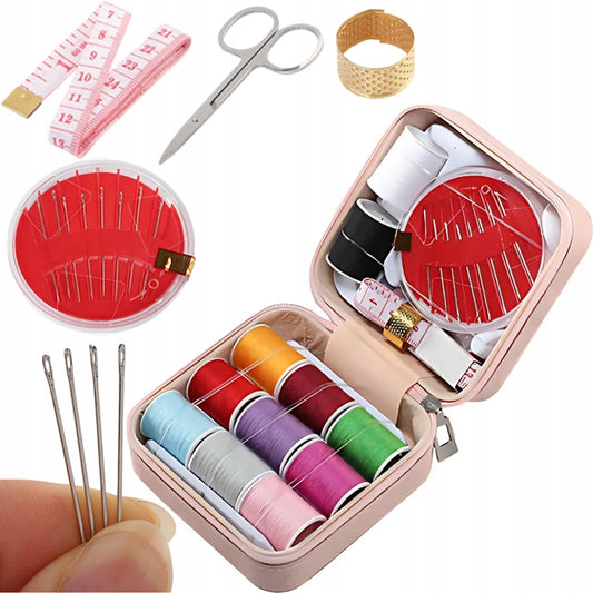 Set de cusut compact 46 piese în husă elegantă