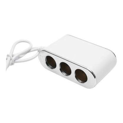 Adaptor bricheta auto tripla 12/24V, iluminata LED, cu intrerupator individual si 1 port USB, 5V, 2.1A-6