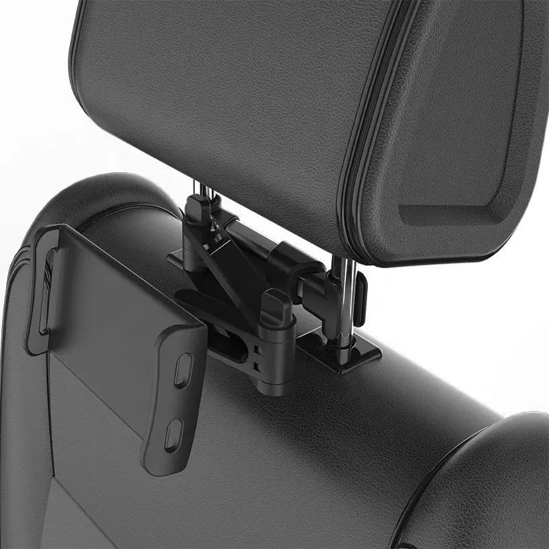 Suport auto pentru telefon si tableta, DSJ, montare pe tetiera, rotire 360°, ajustabil 110-190mm, ABS