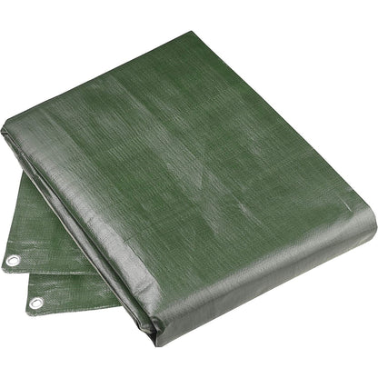 Prelata Impermeabila cu ochiuri metalice de prindere, dimensiune 6,0m x 8,0m, densitate 120g/m2, culoare verde-4