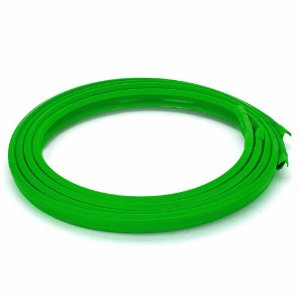 Set protectie jante, calitate Premium, 4 inele din plastic, culoare VERDE-1
