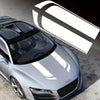 Set 2 stickere autoadezive Tuning, model "Hood Stripes V1", dimensiune 85 x 12 cm, culoare Alba-0