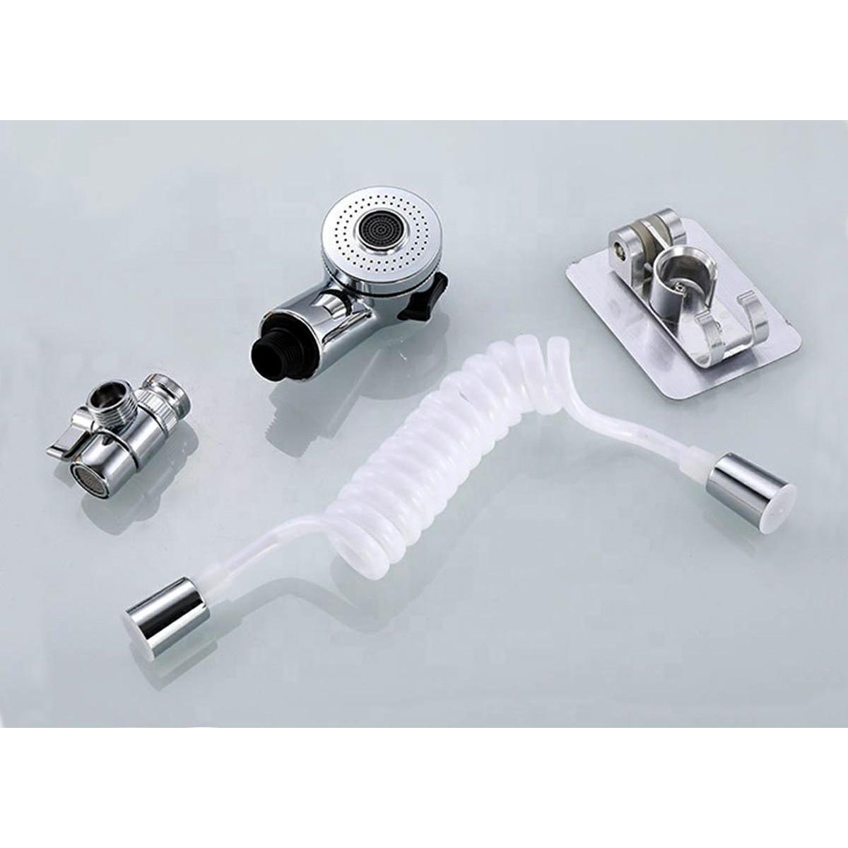 Para de dus suplimentara cu furtun extensibil pentru chiuveta sau cada, AVX-AG176B-3