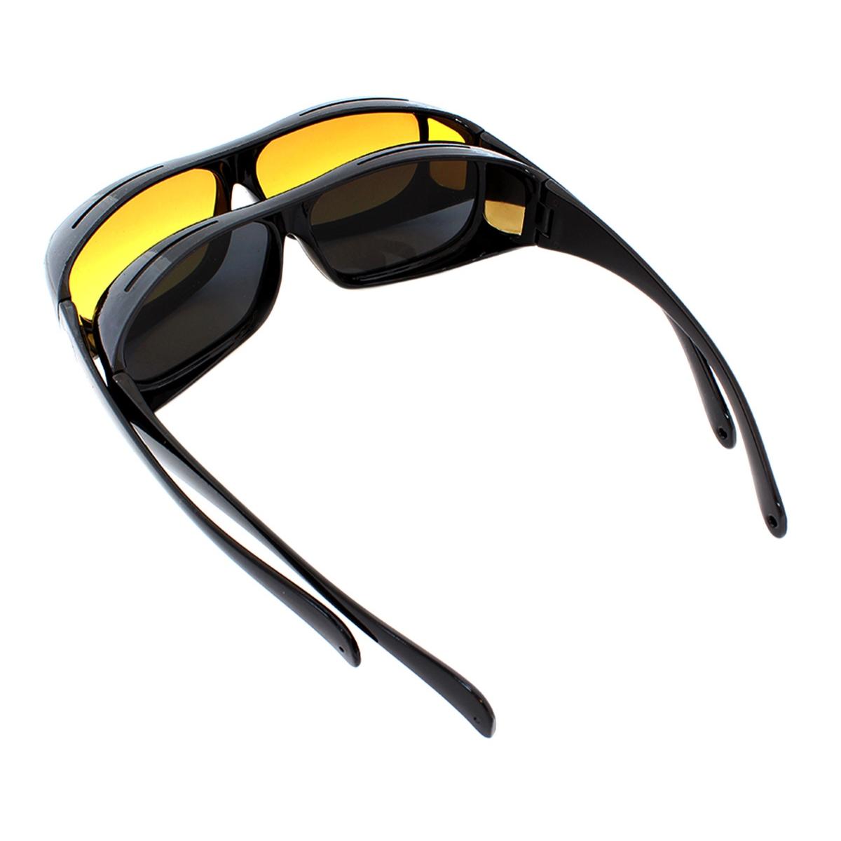 Set 2 perechi ochelari de condus pe timp de zi, noapte sau ceata HD VISION-11