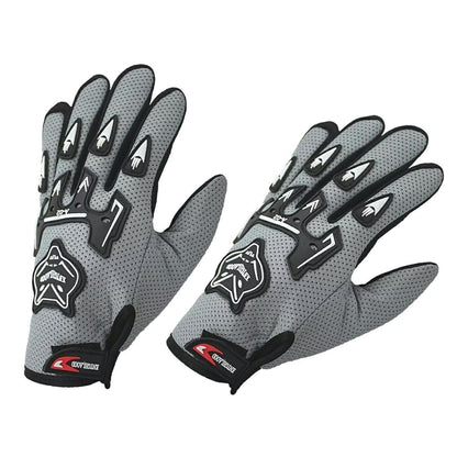 Manusi cu elemente de protectie, cu destinatie Moto, ATV, SSV, QUAD, culoare Gri-0