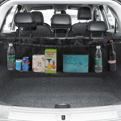 Organizator portbagaj auto cu 6 buzunare, 33 x 104 cm, culoare neagra-5