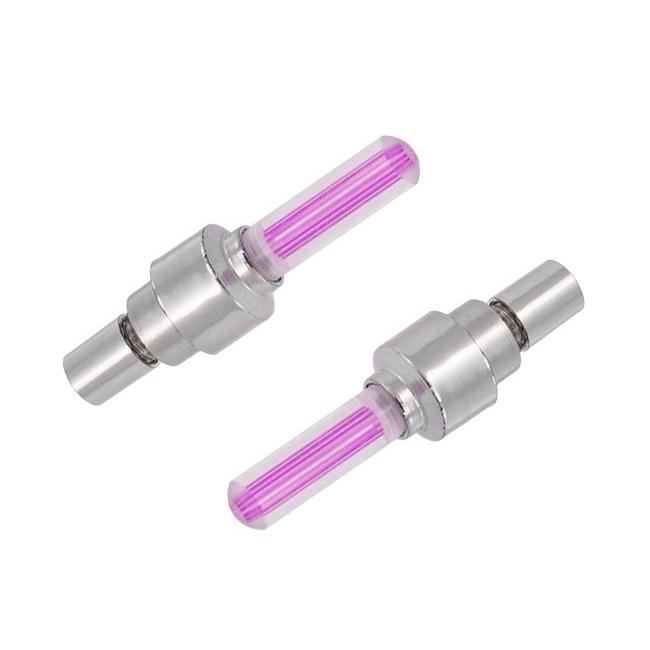 Set 2 Capace Valva cu LED Roz, cu senzor de lumina si miscare-1