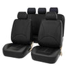 Set 11 huse scaun auto UNIVERSALE din piele ecologica NEGRU AG338E-0