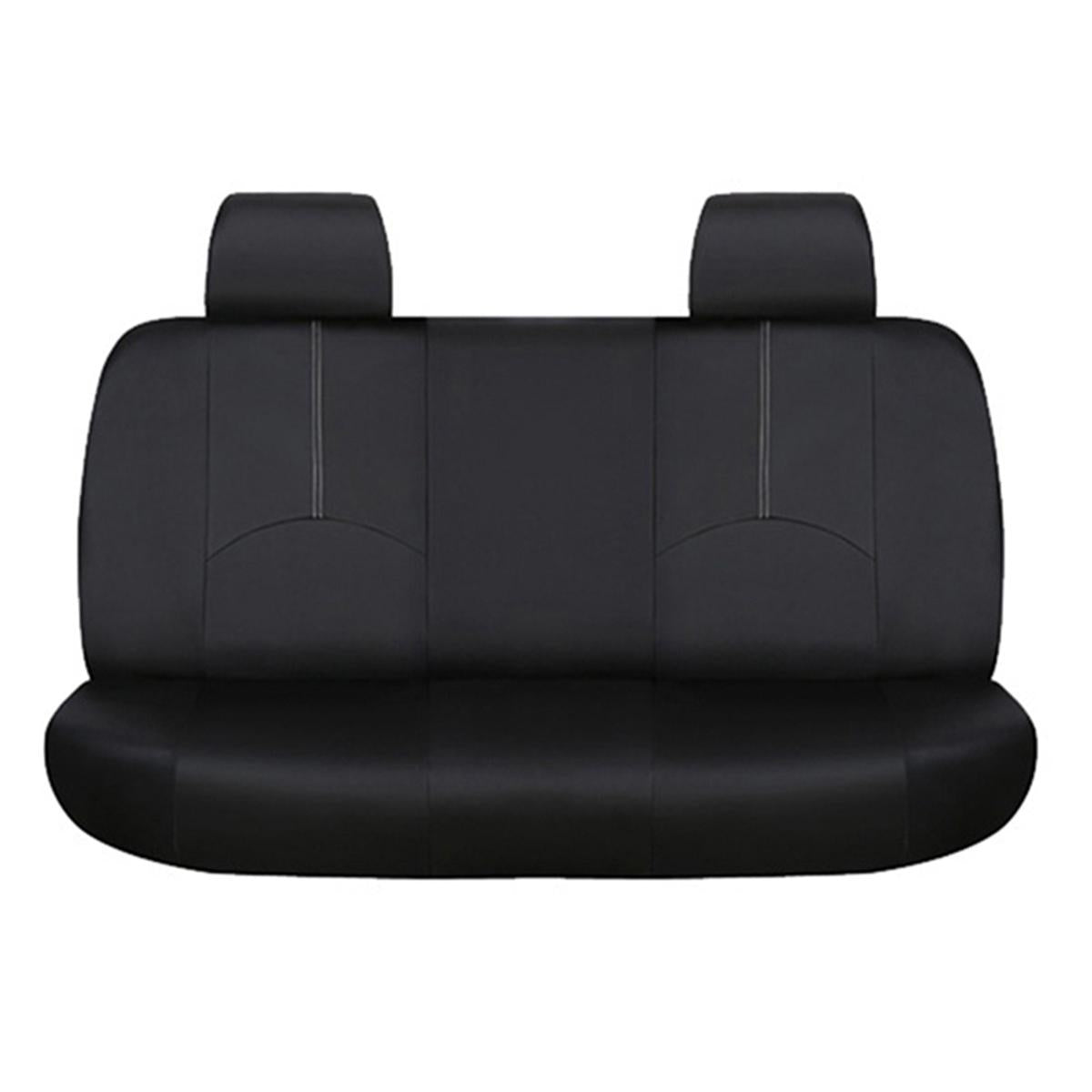 Set 11 huse scaun auto UNIVERSALE din piele ecologica NEGRU AG338E-3