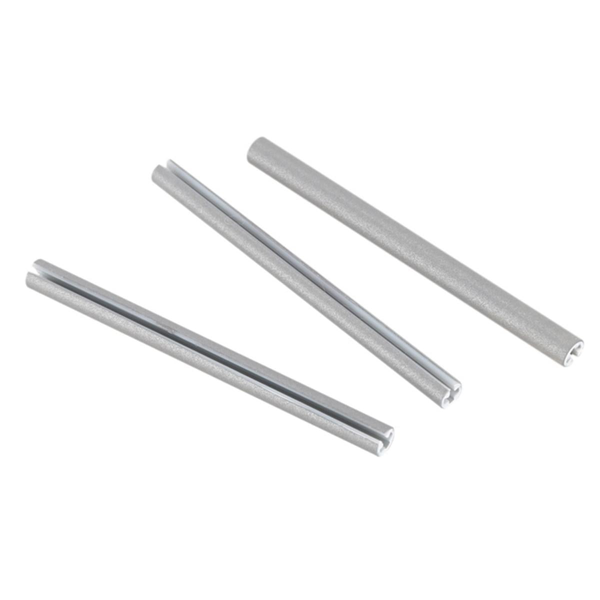 Set 12 ornamente din material reflectorizant pentru spite bicicleta, culoare gri - argintiu-1