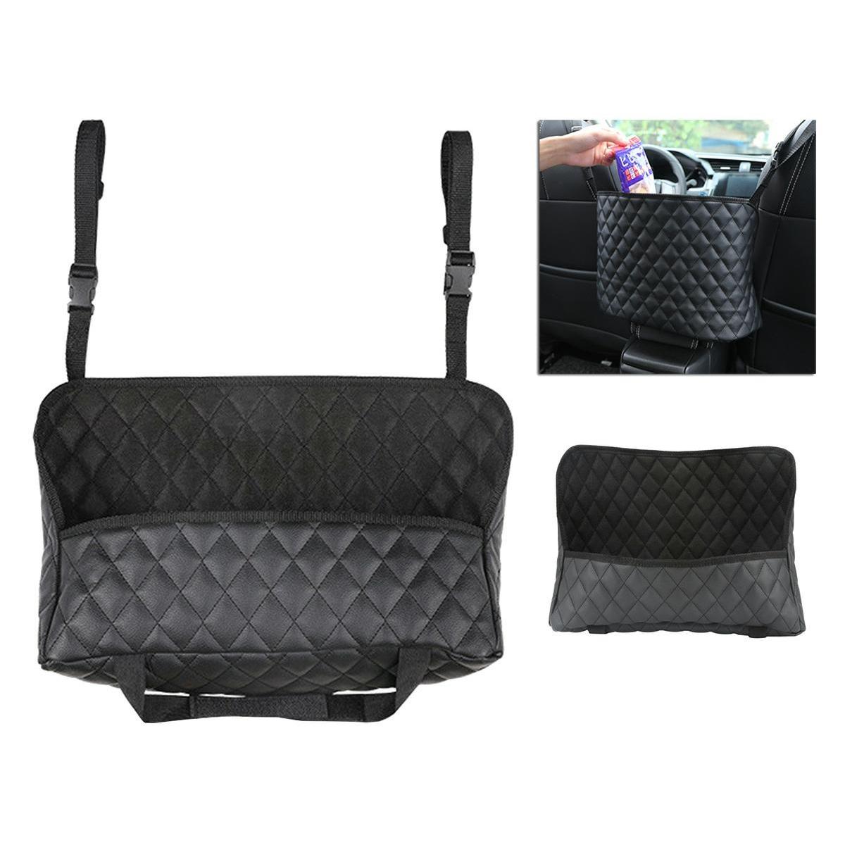 Organizator scaun auto de tip sacosa, 27 x 39cm, culoare neagra-1