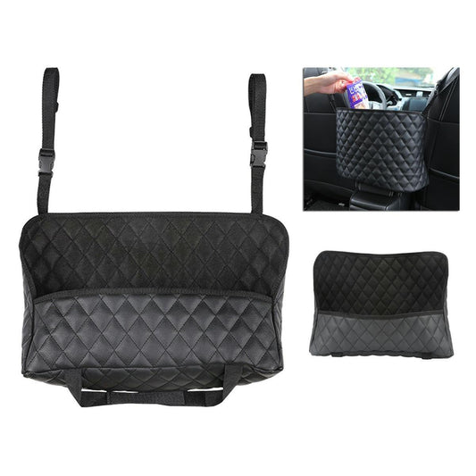 Organizator scaun auto de tip sacosa, 27 x 39cm, culoare neagra-1
