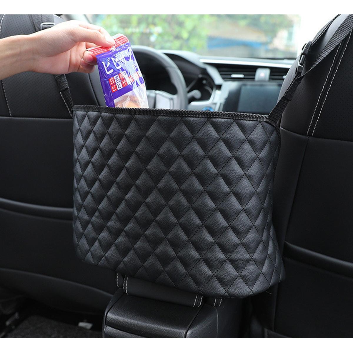 Organizator scaun auto de tip sacosa, 27 x 39cm, culoare neagra-4