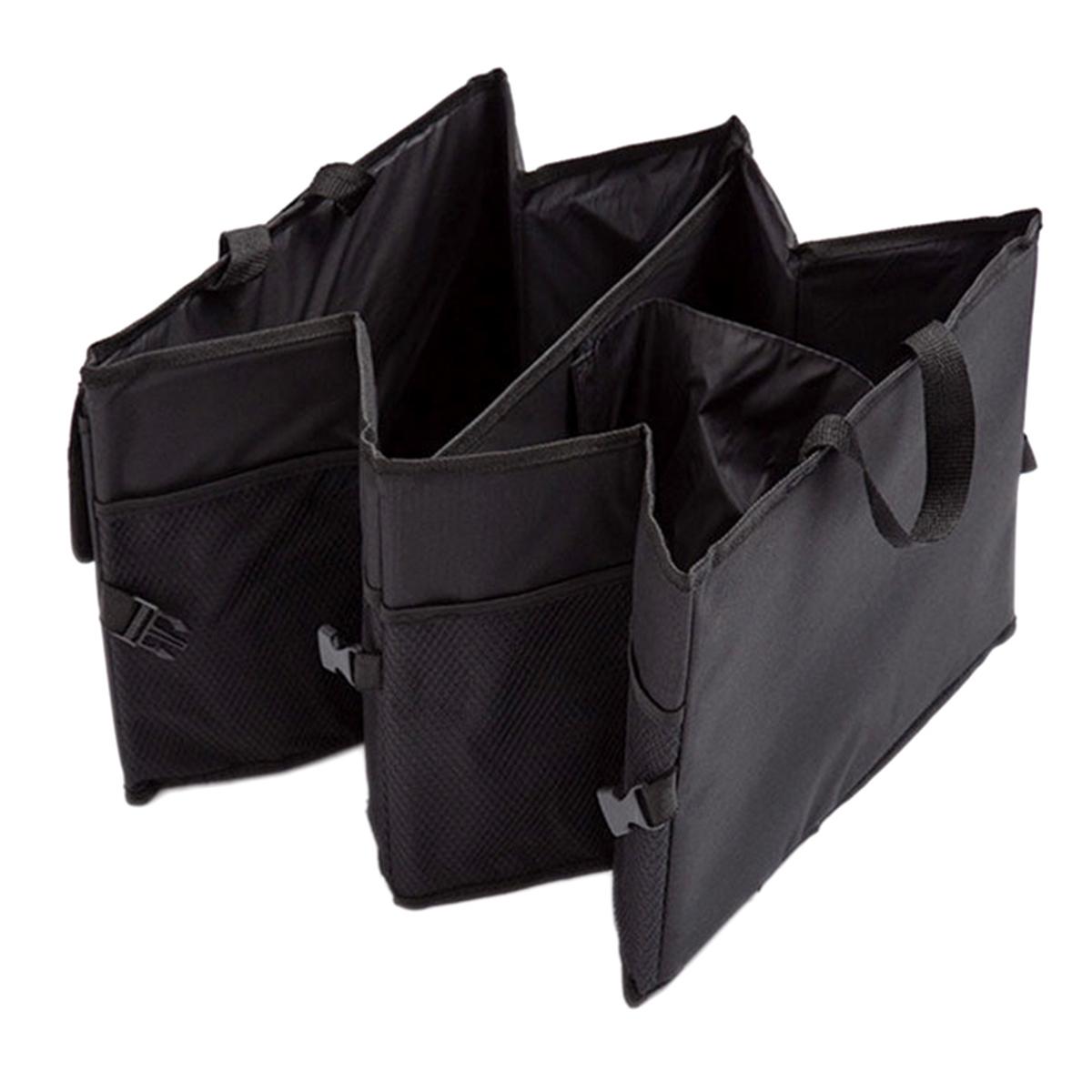 Organizator portbagaj auto cu 9 buzunare, 55 x 38 x 26cm, culoare neagra-4