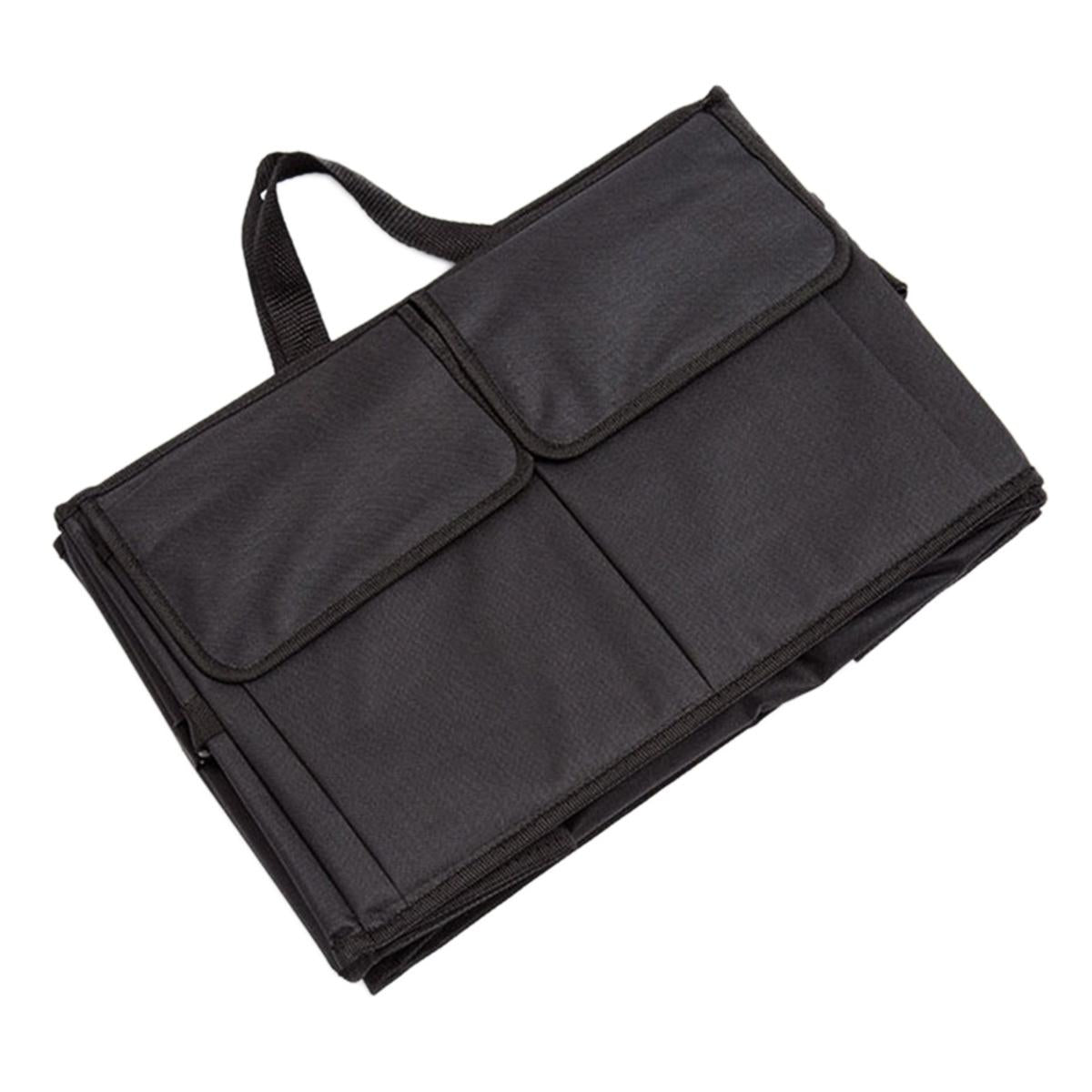 Organizator portbagaj auto cu 9 buzunare, 55 x 38 x 26cm, culoare neagra-5