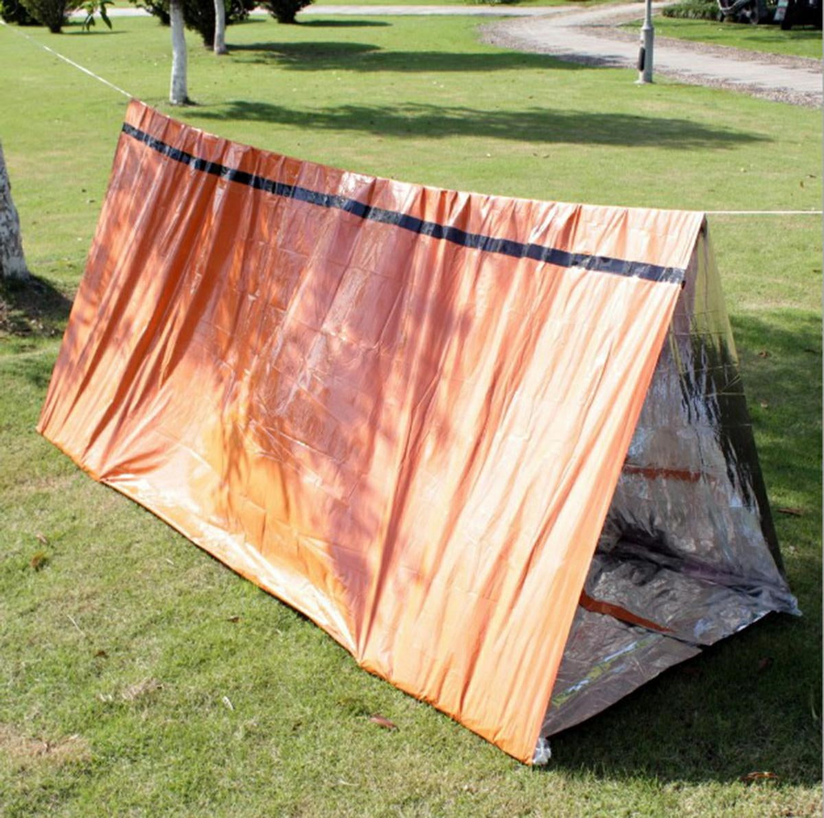 Cort de salvare pliabil, termic (NRC) pentru turism, alpinism, dimensiune 210 x 90 cm