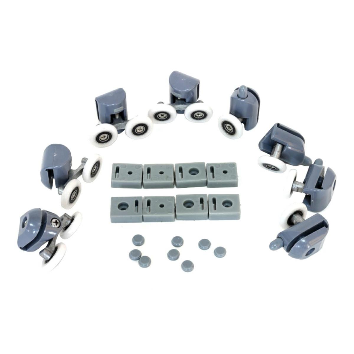 Set 24 piese reconditionare cabina de dus, culoare Gri-0