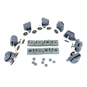 Set 24 piese reconditionare cabina de dus, culoare Gri-0