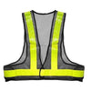 Vesta reflectorizanta pentru motocicleta, bicicleta, jogging, culoare Negru - Galben-0