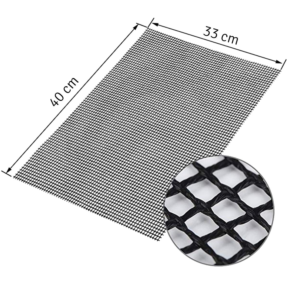 Covoras antiaderent din teflon pentru gatitul pe gratar, reutilizabil, lavabil, 40 x 33 cm-2