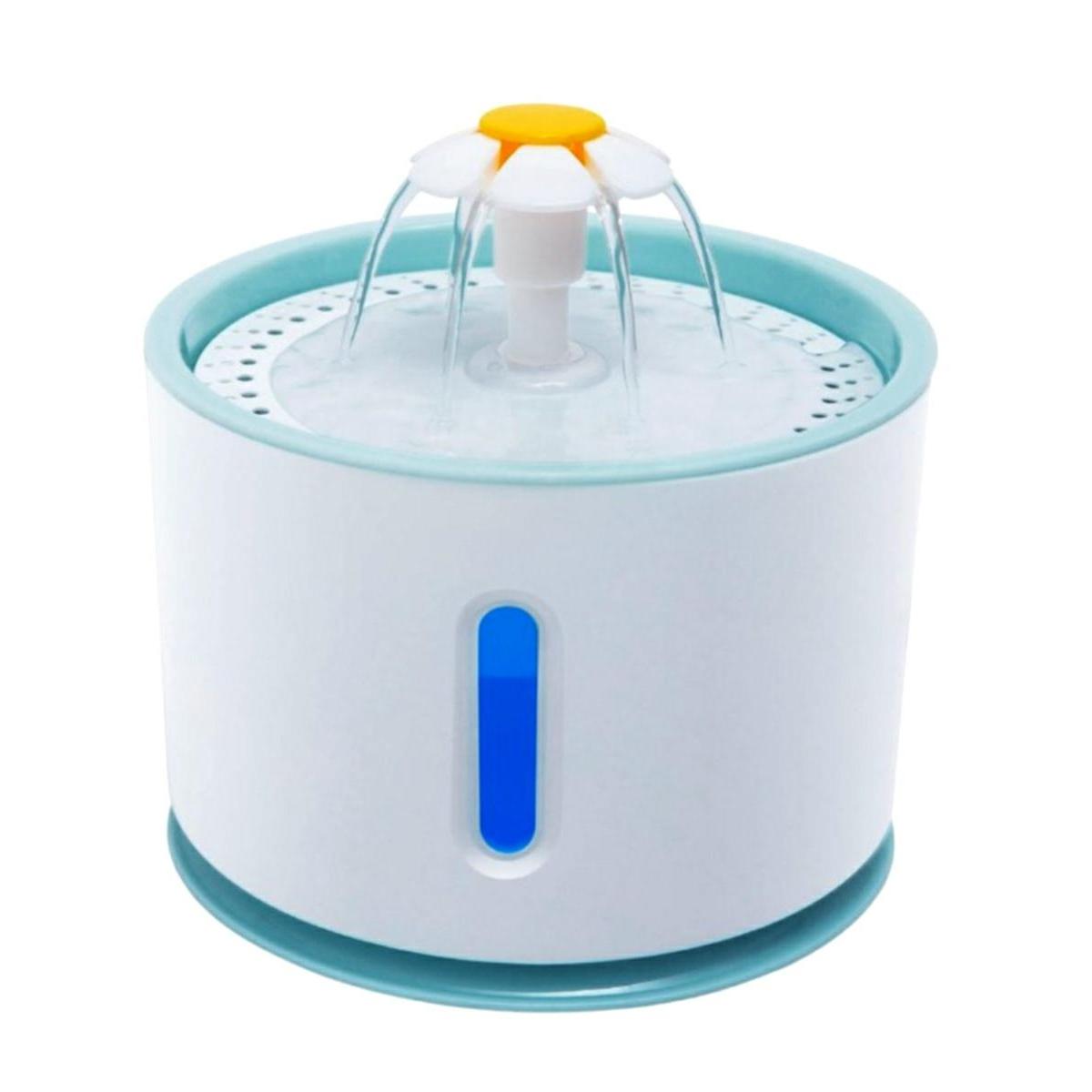 Adapator automat electric pentru caini si pisici, model Fountain, capacitate 2,4l, alimentare 5V, 1,5W-2