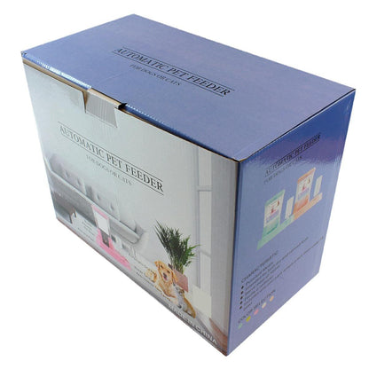 Distribuitor de alimente si apa pentru animale, 2in1, culoare Alba-1