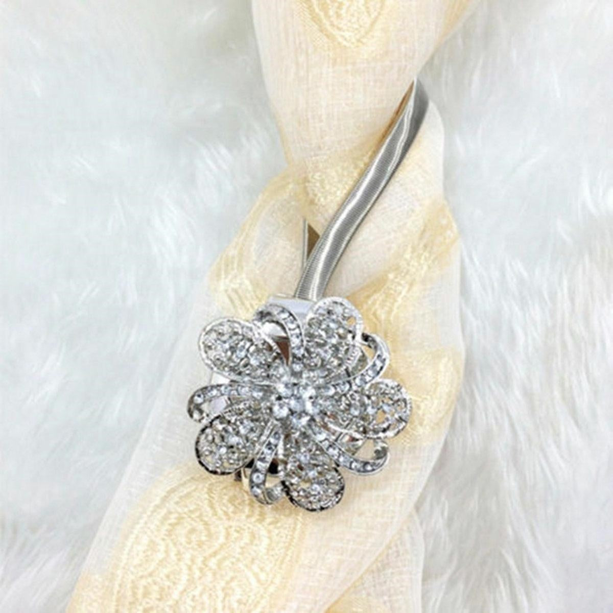 Bratara magnetica de prindere perdele/draperii, model DIAMONDS-0