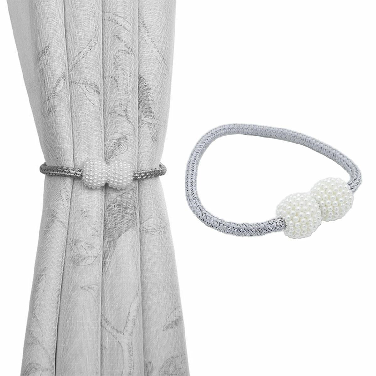 Bratara magnetica de prindere perdele/draperii, model PEARLS-0
