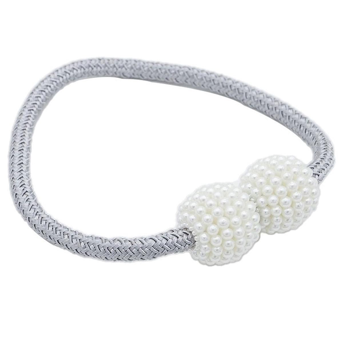 Bratara magnetica de prindere perdele/draperii, model PEARLS-1