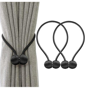 Bratara magnetica de prindere perdele/draperii, model BLACK BALLS-0