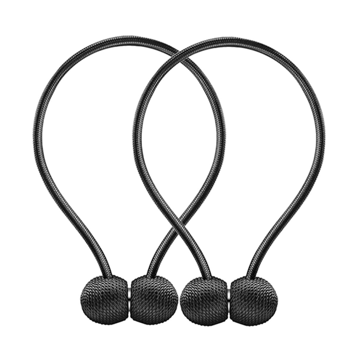 Bratara magnetica de prindere perdele/draperii, model BLACK BALLS-1