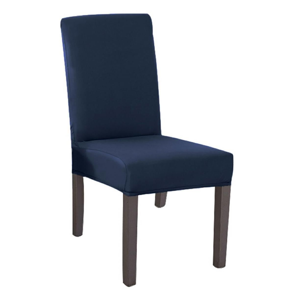Husa universala pentru scaune clasice, culoare ALBASTRU MARIN-2