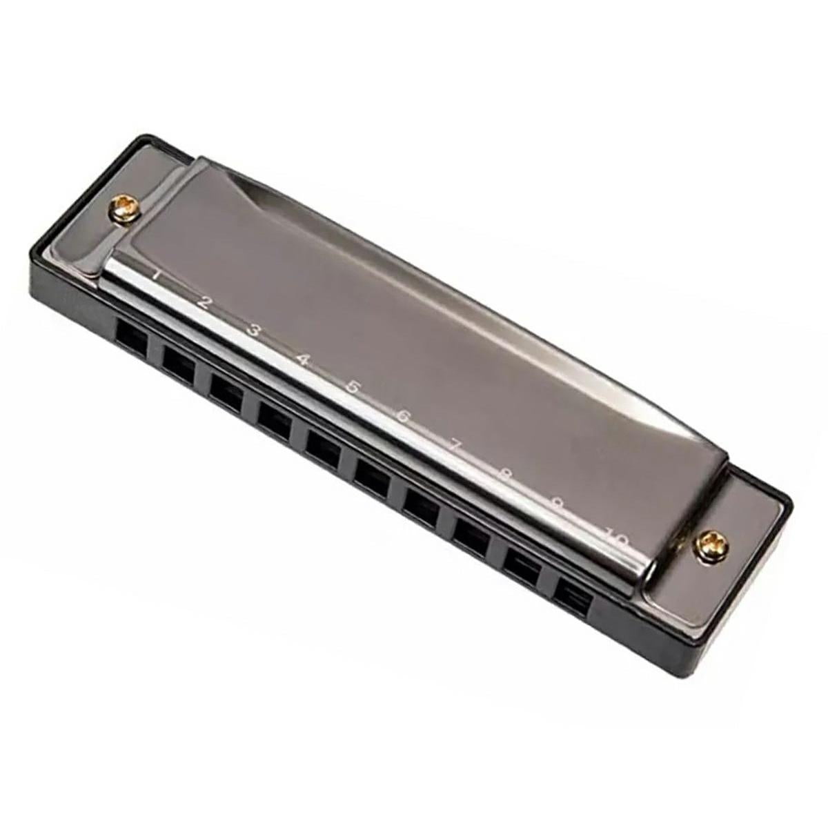 Muzicuta metalica pentru copii, lungime 10,5 cm-0
