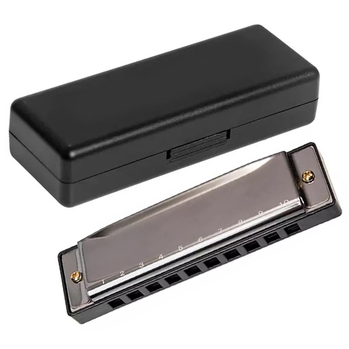 Muzicuta metalica pentru copii, lungime 10,5 cm-3
