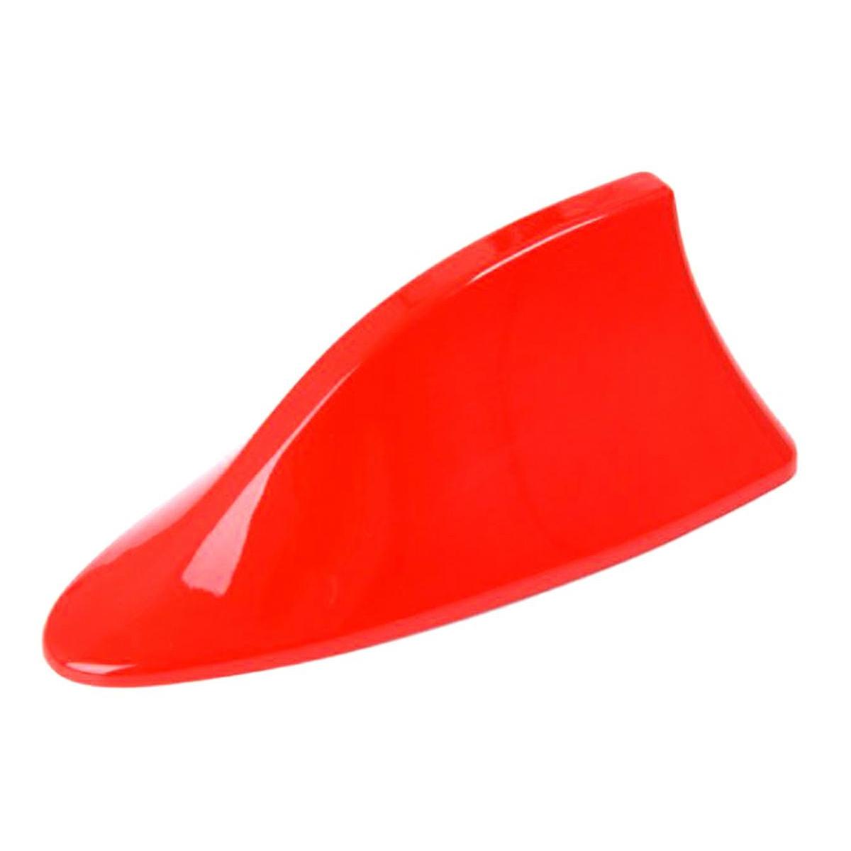 Antena auto activa AM - FM tip "SHARK TAIL" culoare ROSU-1